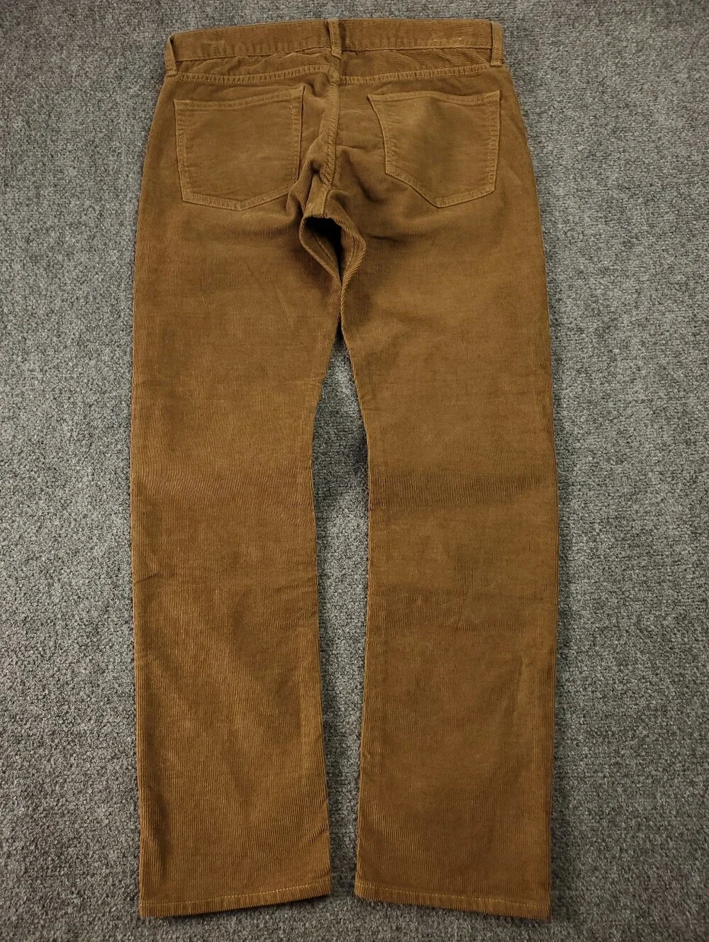 J Crew 484 Slim Fit Stretch Corduroy Pants 31x30 Brown Five Pocket Straight Leg